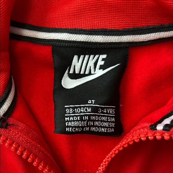 Nike Red Tracksuit with Logo Stripes - Picture 2 of 8